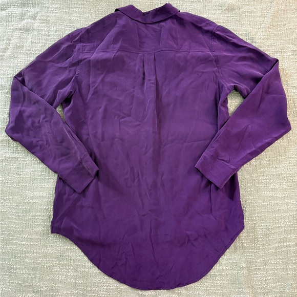 Purple Silk Blouse - Picture 8 of 8